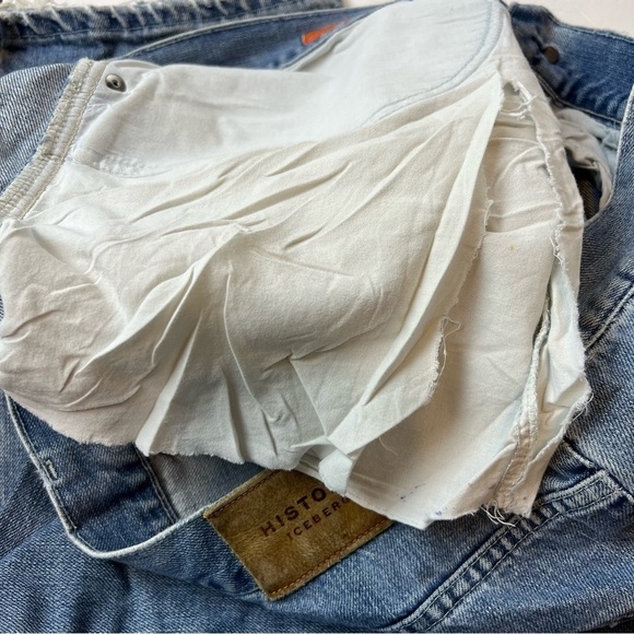 History Iceberg Jeans 90s Y2K Wile E Coyote Looney Tunes Patch Size 40 Vintage - Picture 12 of 16